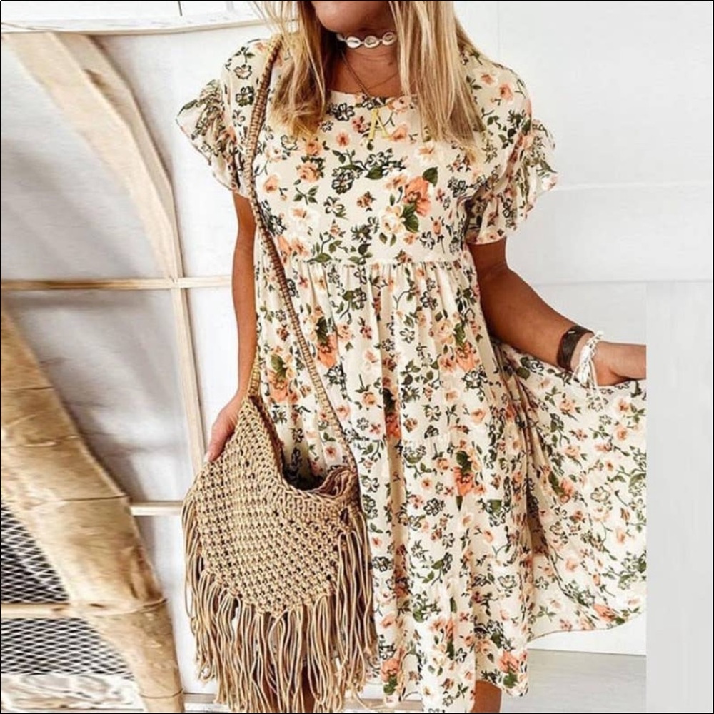 BOHO O-Neck Summer Dress